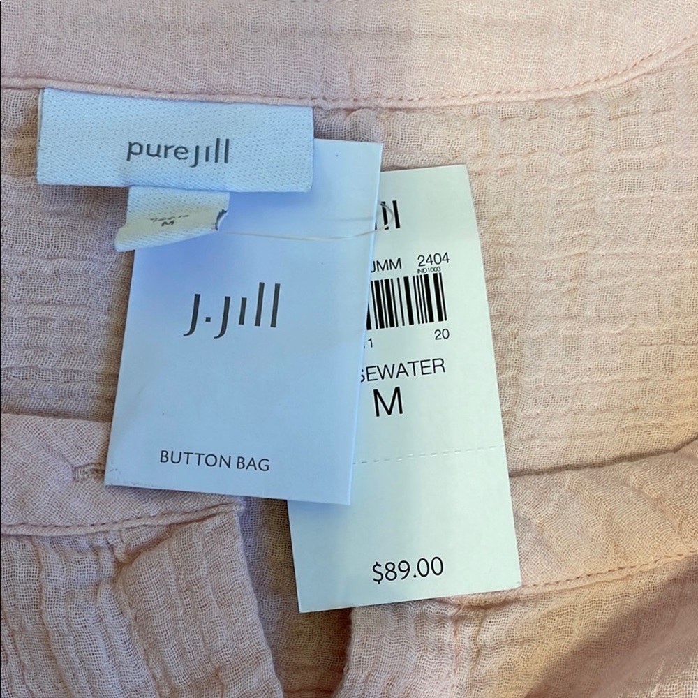 J. Jill Light Pink tunic size medium new with tags. - Picture 2 of 6